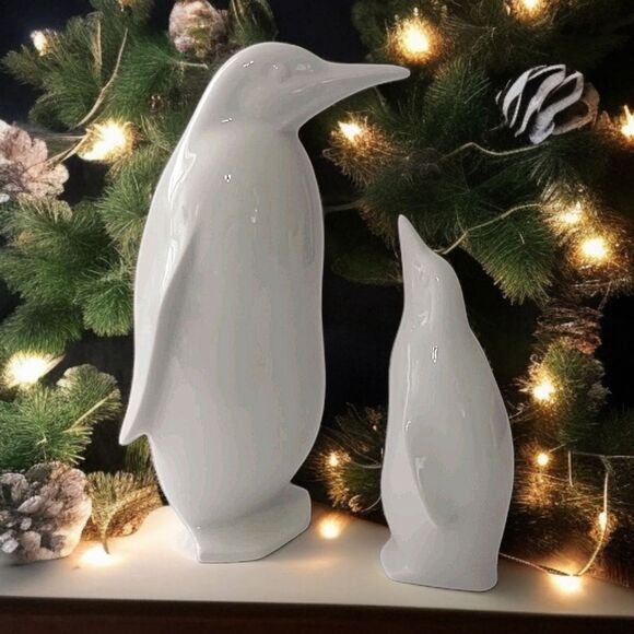 2 Otagiri Porcelain Penguin Figures Japan OMC White Vintage Holiday Winter Decor - Picture 16 of 16